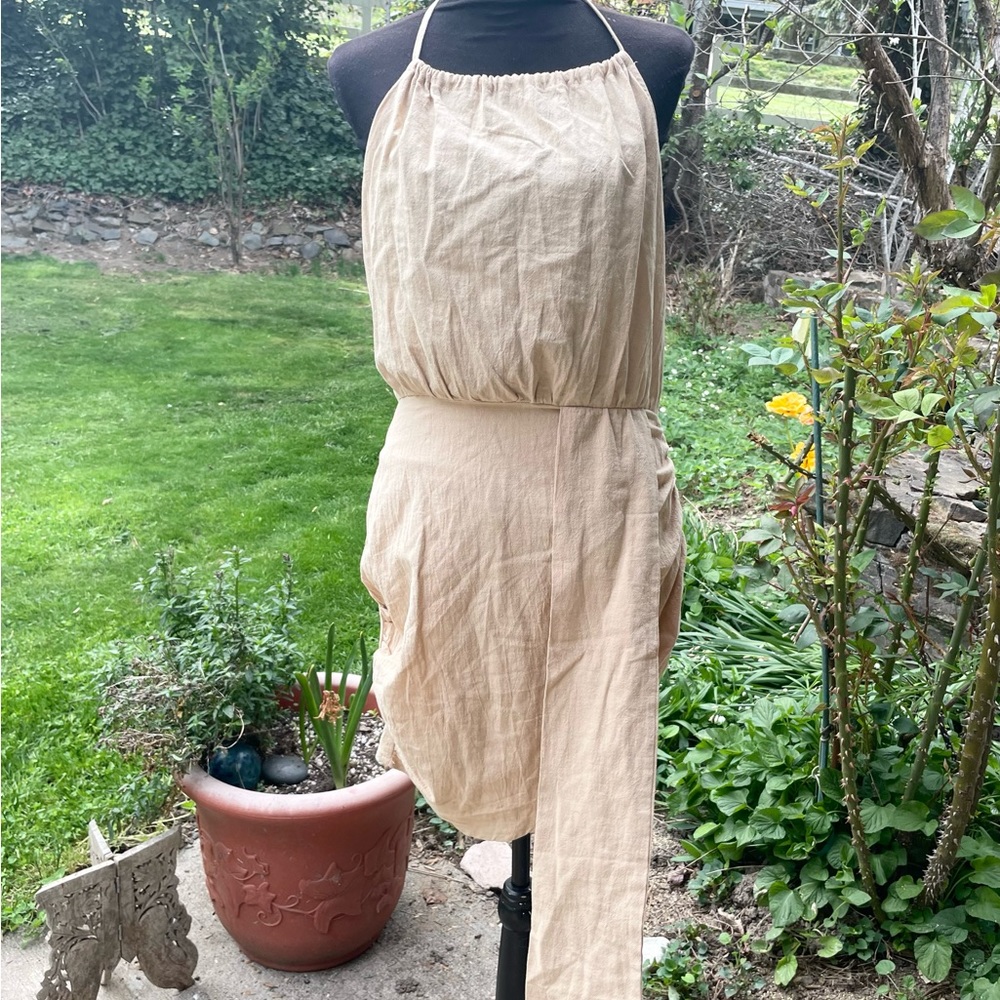 NWT cotton sexy back dress